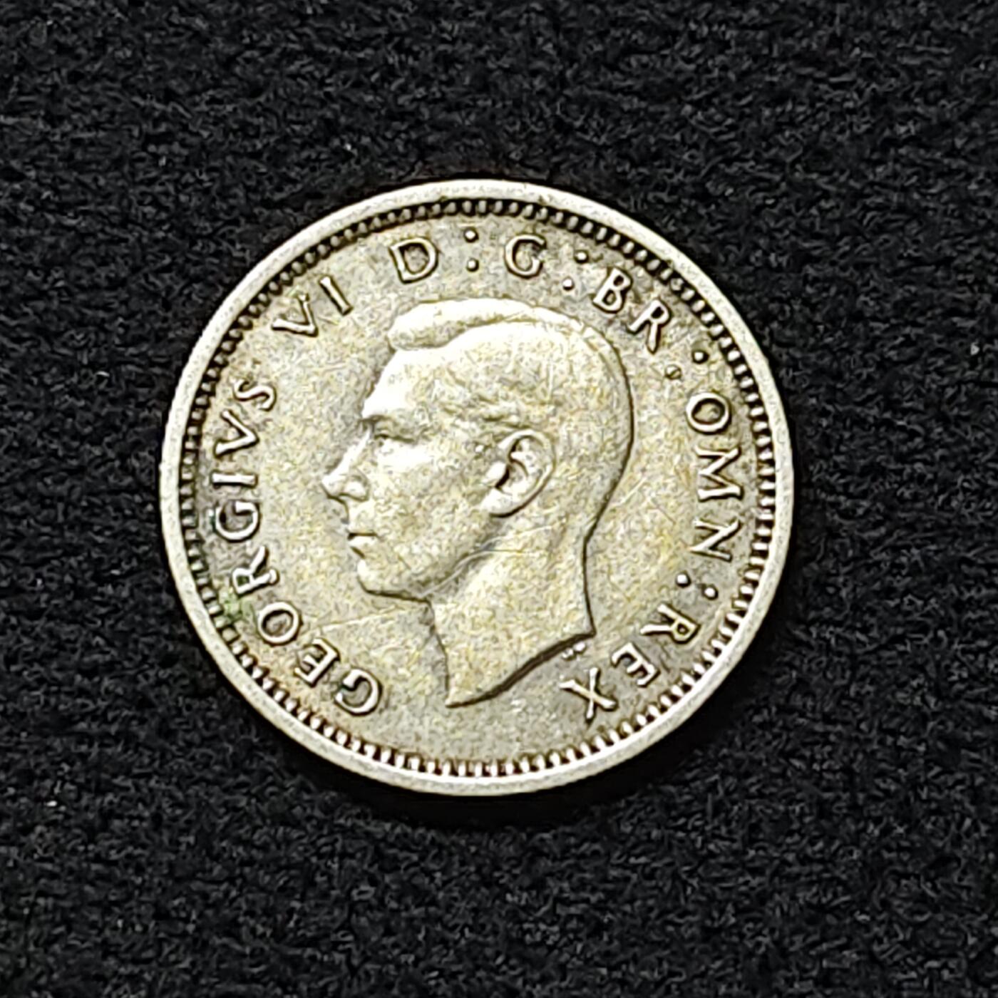 【全场包邮】纯粹捡漏拍476场（免费代拍第13场）调整中 英国1938年乔治六世3便士银币