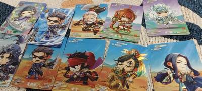 秋原瞳的小店第二十八期（持续收拍，深夜入冬的稀雨，总是静寂的……） - 卡游三国萌将卡10张