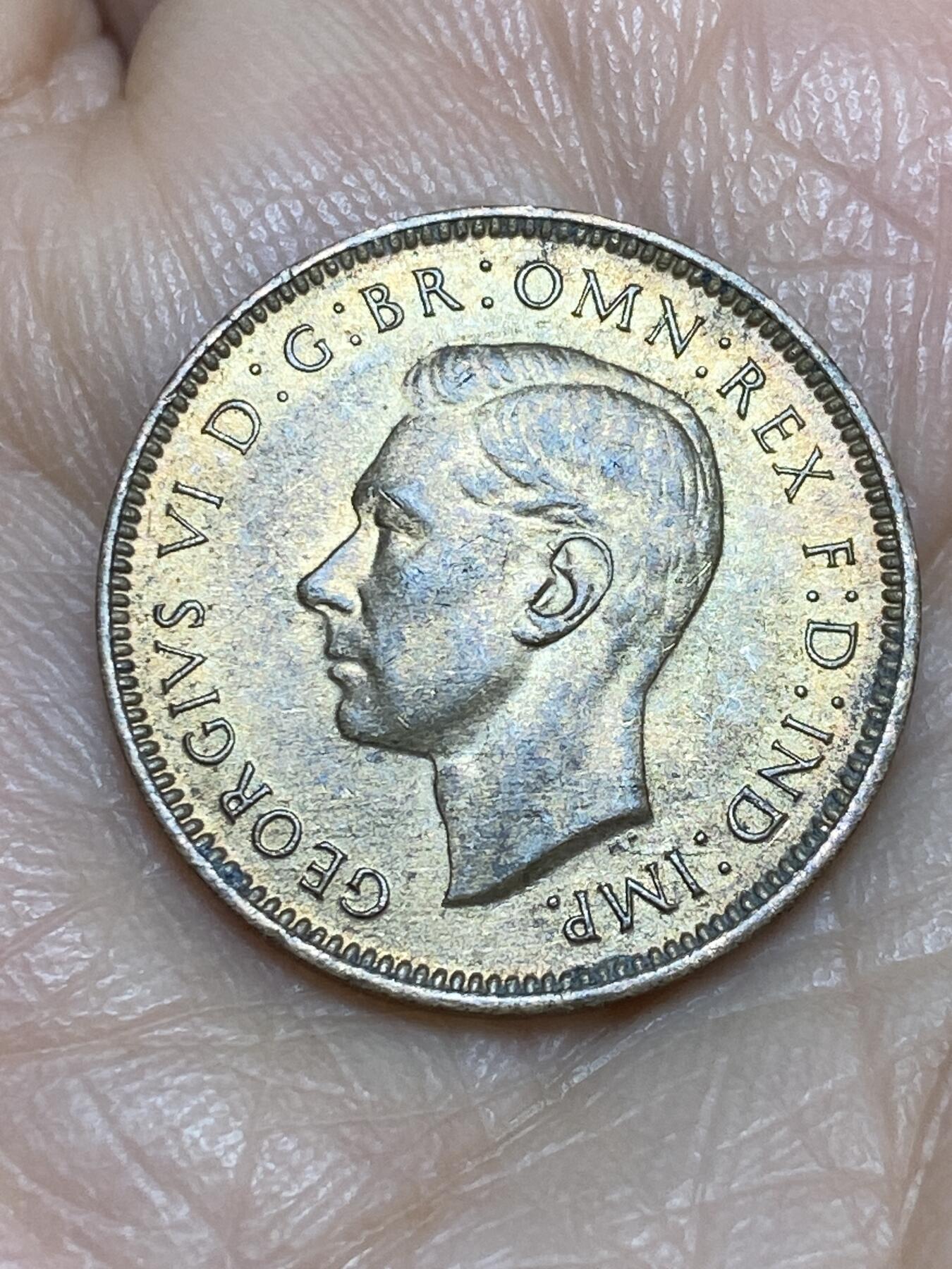 2025年第一百二十五场(总第一百五十一场）外国好品散币(免佣金) 英国🇬🇧1948年1法新(乔治六世第一版，关门年)