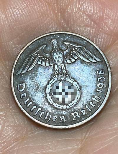 2025年第一百二十五场(总第一百五十一场）外国好品散币(免佣金) - 德意志第三帝国1938年2芬尼(F标，斯图加特造)