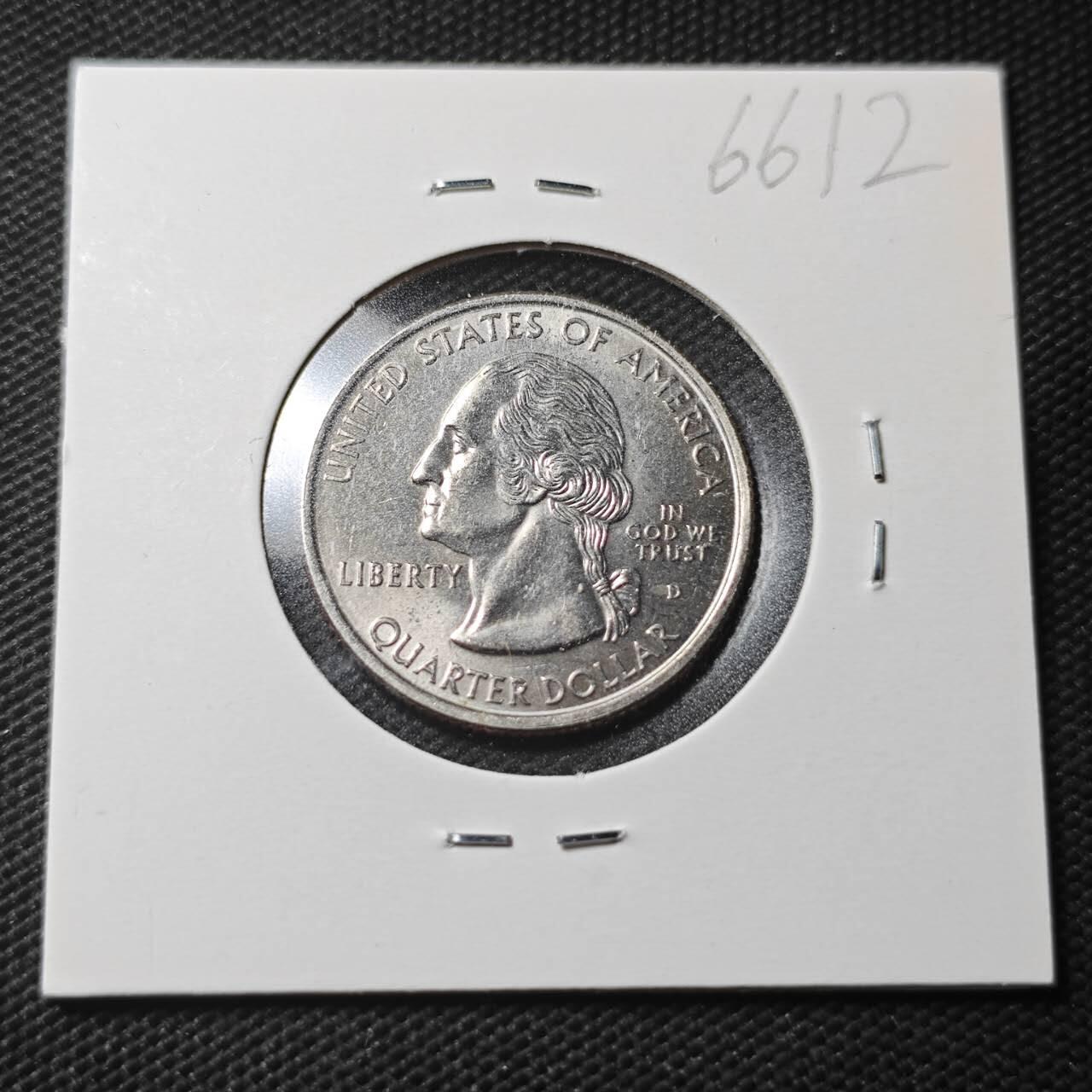 KK钱币收藏小铺  第366场  2月预留时间 周末发货  美国25分纪念币