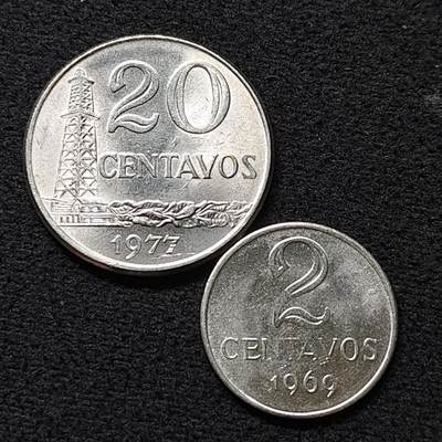 【全场包邮】纯粹捡漏拍476场（免费代拍第13场）调整中 - 巴西各年份女神版原光散币2枚一组