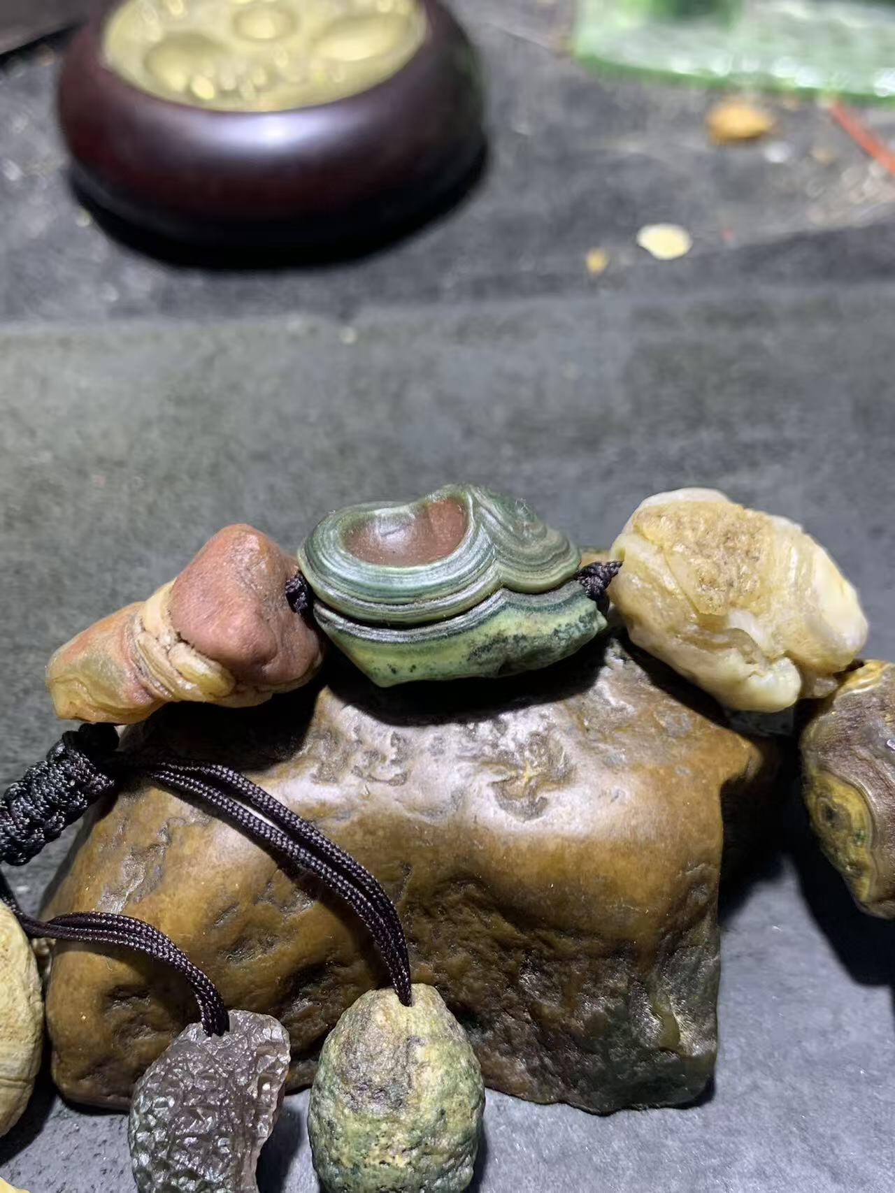 精美外蒙眼石手工编织手串一条！，