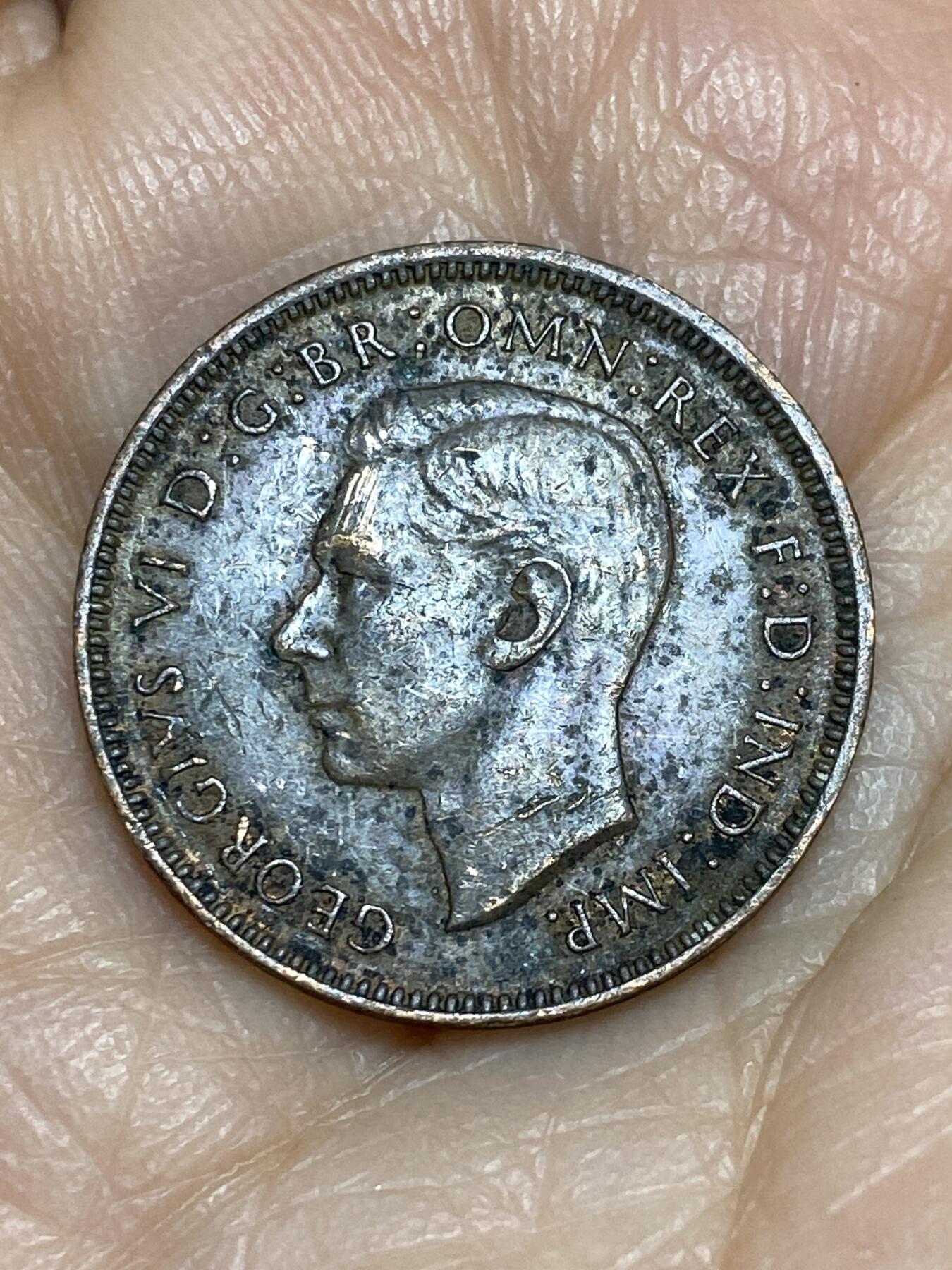 2025年第一百二十五场(总第一百五十一场）外国好品散币(免佣金) 英国🇬🇧1943年1法新(乔治六世第一版)