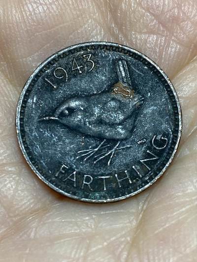 2025年第一百二十五场(总第一百五十一场）外国好品散币(免佣金) - 英国🇬🇧1943年1法新(乔治六世第一版)