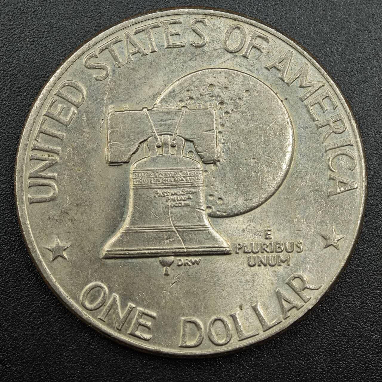 【淘币小摊】实时拍第七百九十二拍   散币场   满百包邮可预留二周 每周一统一发货   美国1976年建国200周年纪念美元