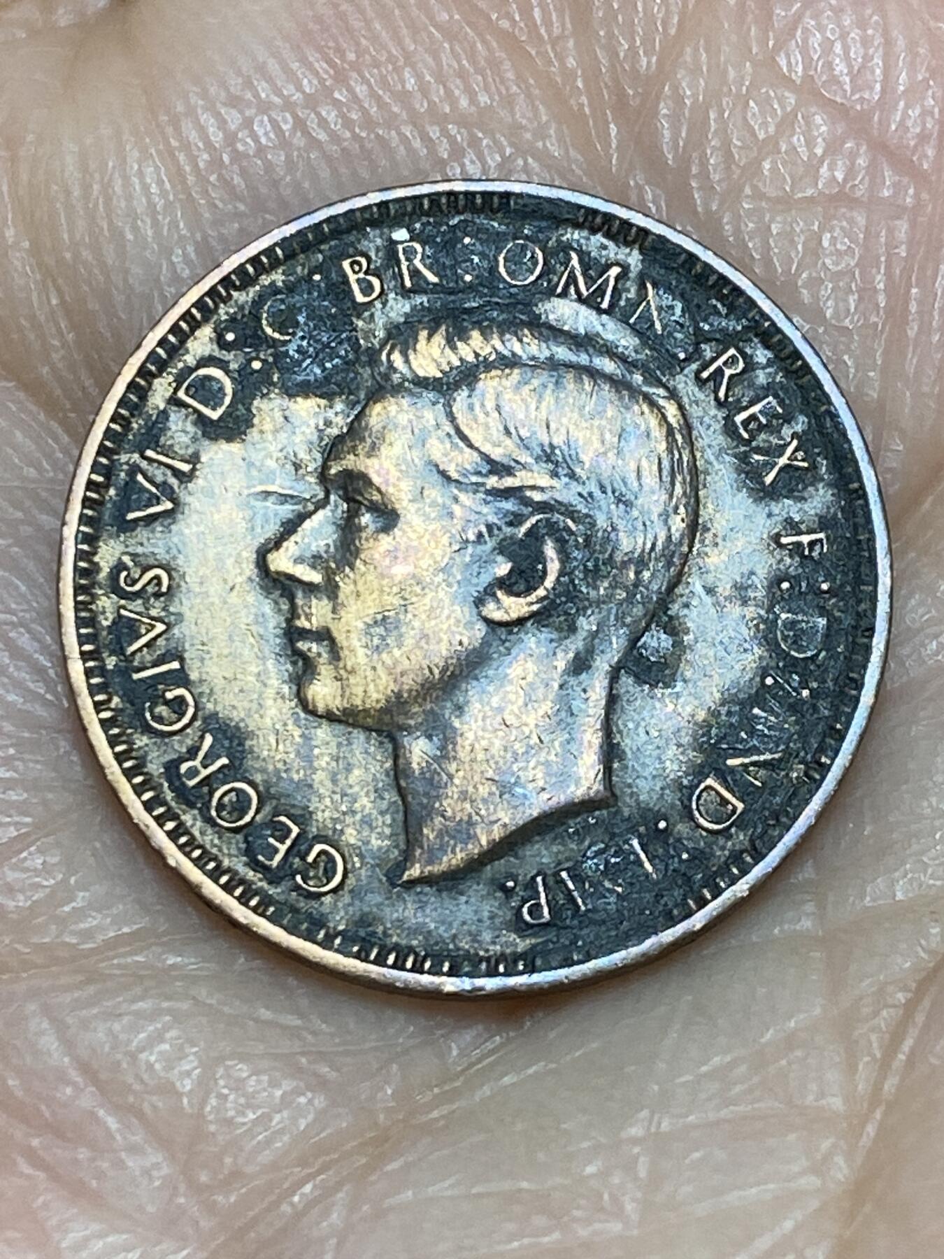 2025年第一百二十五场(总第一百五十一场）外国好品散币(免佣金) 英国🇬🇧1948年1法新(乔治六世第一版，关门年)