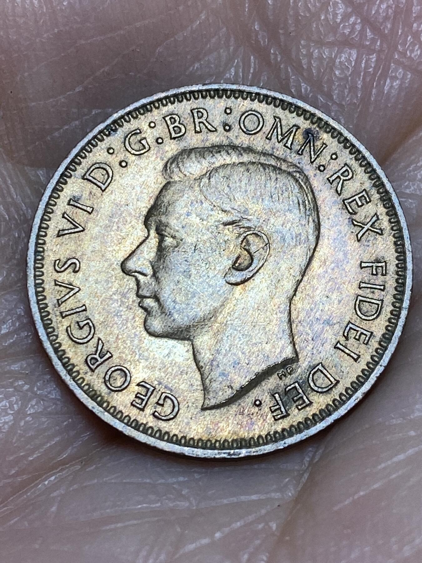 2025年第一百二十五场(总第一百五十一场）外国好品散币(免佣金) 英国🇬🇧1951年1法新(乔治六世第二版)