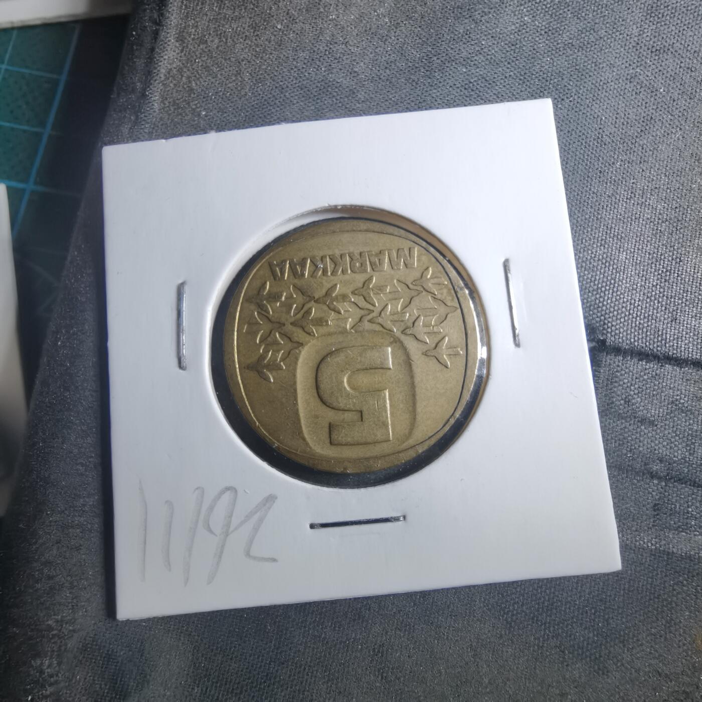 沼泽如烟--第896场 芬兰1987年5马克