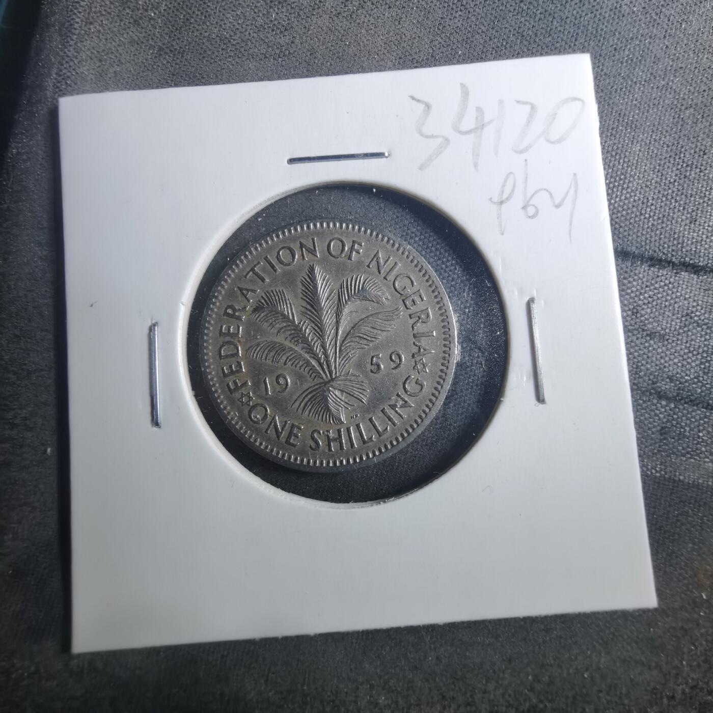 沼泽如烟--第896场 尼日利亚1959年1先令