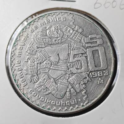 KK钱币收藏小铺  第366场  2月预留时间 周末发货 -  1983墨西哥50比索