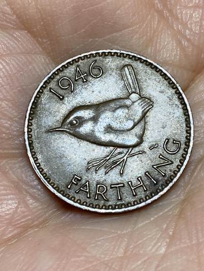 2025年第一百二十五场(总第一百五十一场）外国好品散币(免佣金) - 英国🇬🇧1946年1法新(乔治六世第一版)