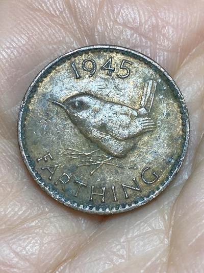 2025年第一百二十五场(总第一百五十一场）外国好品散币(免佣金) - 英国🇬🇧1945年1法新(乔治六世第一版)