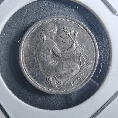 沼泽如烟--第895场 - 德国1992年50芬尼