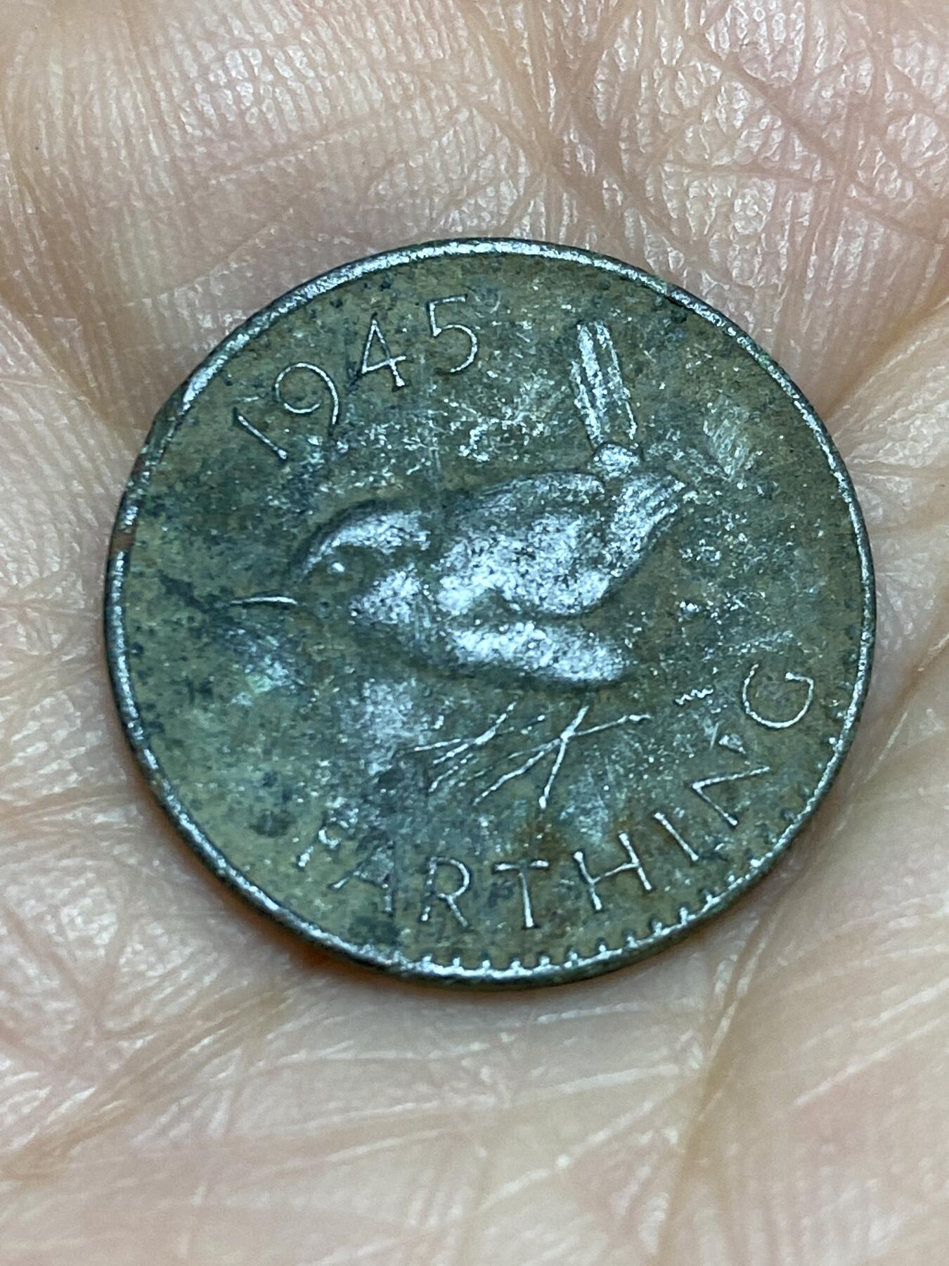 2025年第一百二十五场(总第一百五十一场）外国好品散币(免佣金) 英国🇬🇧1945年1法新(乔治六世第一版)