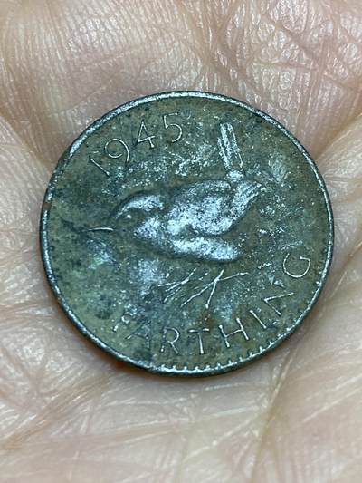 2025年第一百二十五场(总第一百五十一场）外国好品散币(免佣金) - 英国🇬🇧1945年1法新(乔治六世第一版)