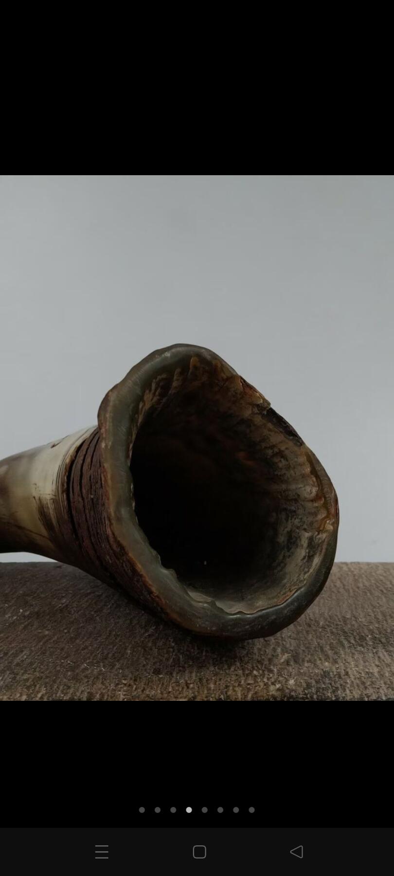 旧藏   道门【龍纹七星勅令】牛角法器！