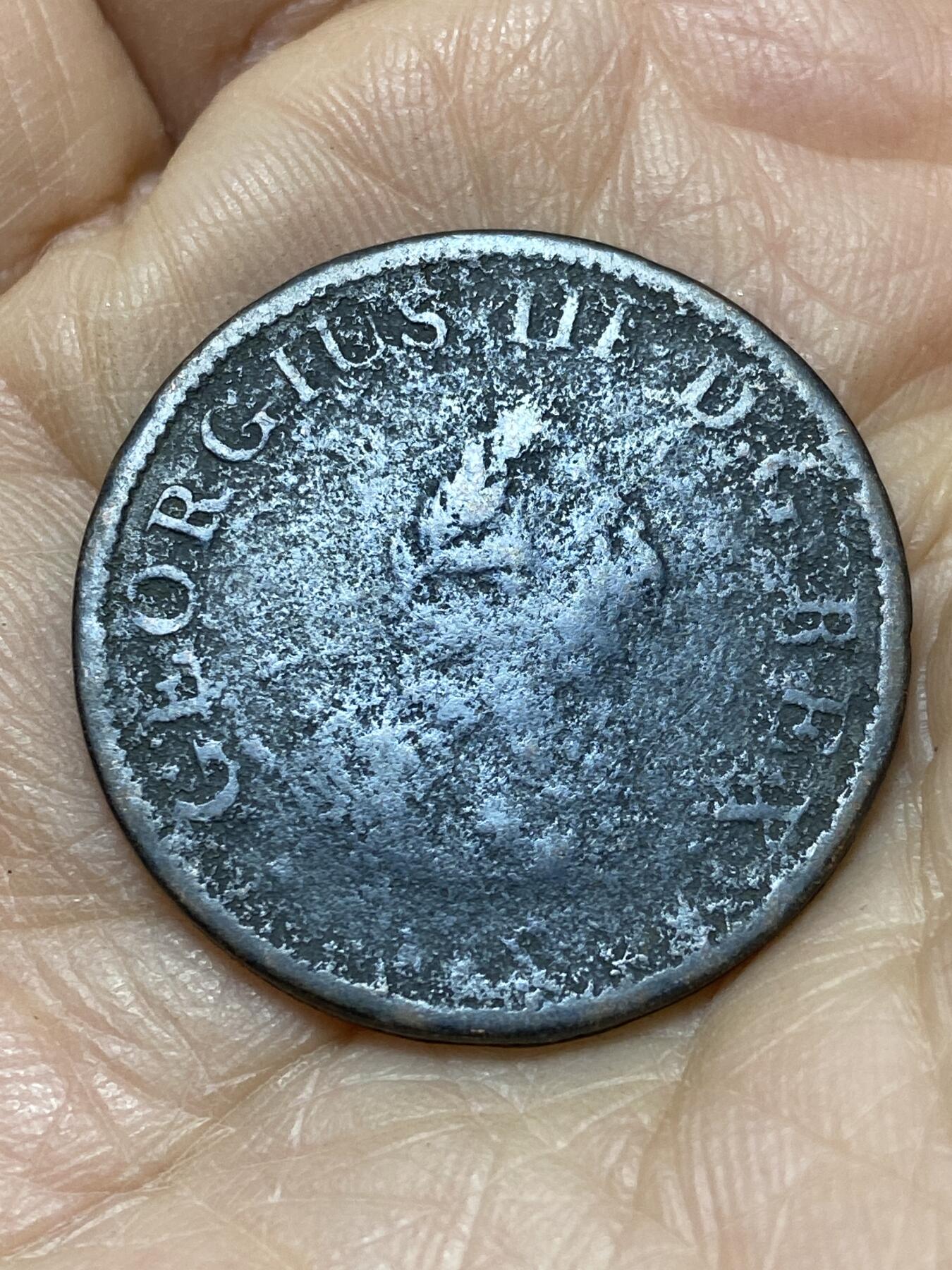 2025年第一百二十六场(总第一百五十二场）外国好品散币(免佣金) 英属爱尔兰1805年半便士(乔治三世时期)