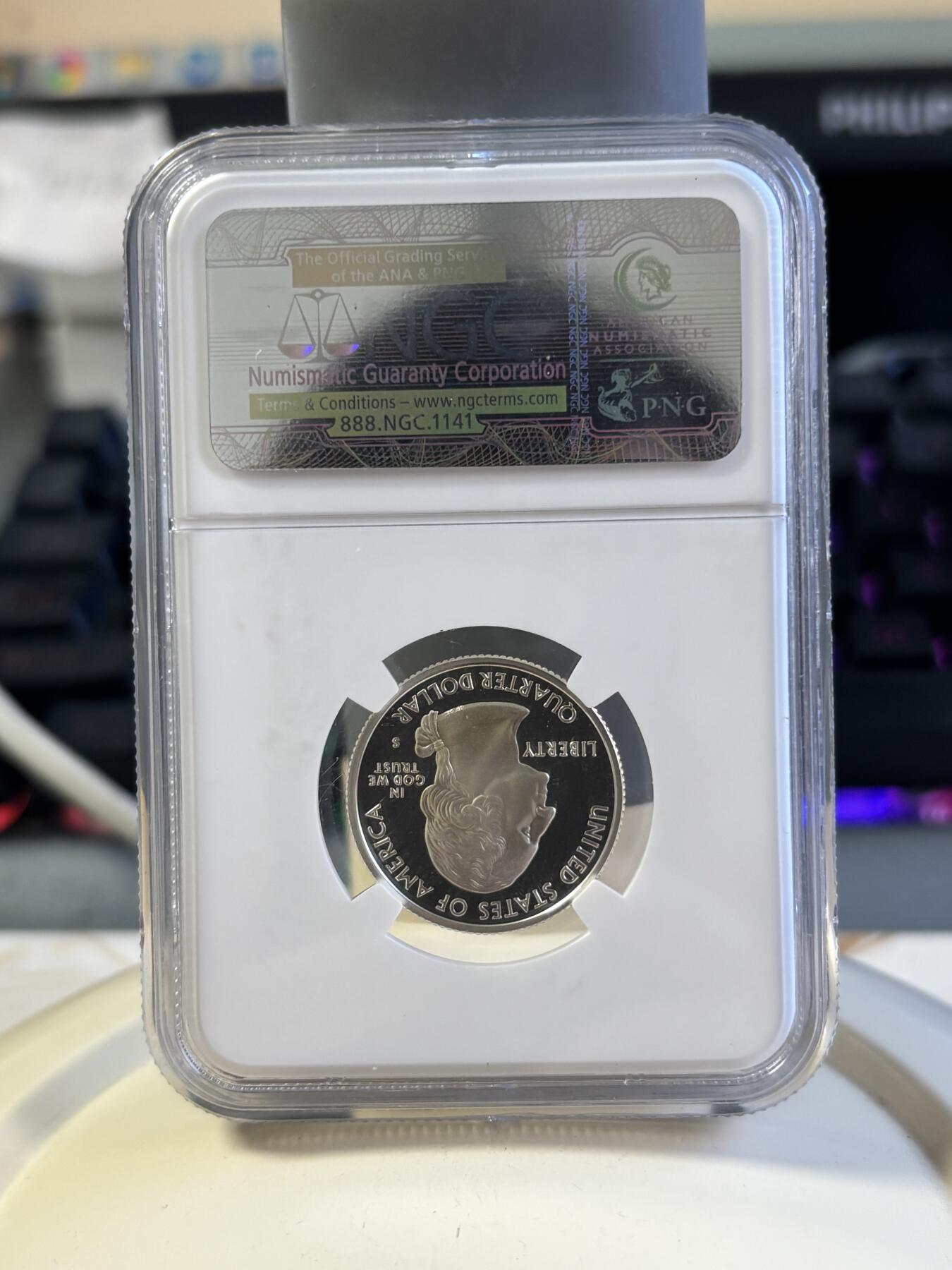 第181期拍卖 美国2005年国家州币(S版)5枚纪念银币NGC-PF69,900银，6.25克*5