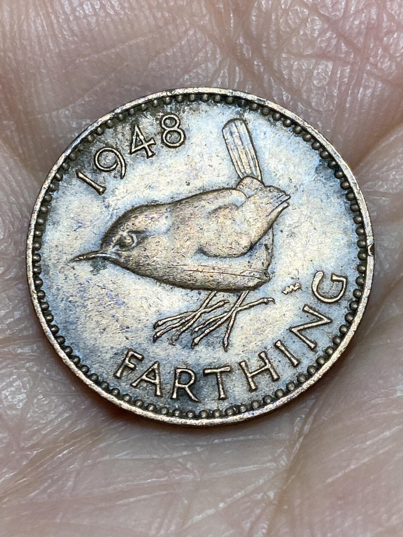 2025年第一百二十五场(总第一百五十一场）外国好品散币(免佣金) 英国🇬🇧1948年1法新(乔治六世第一版，关门年)