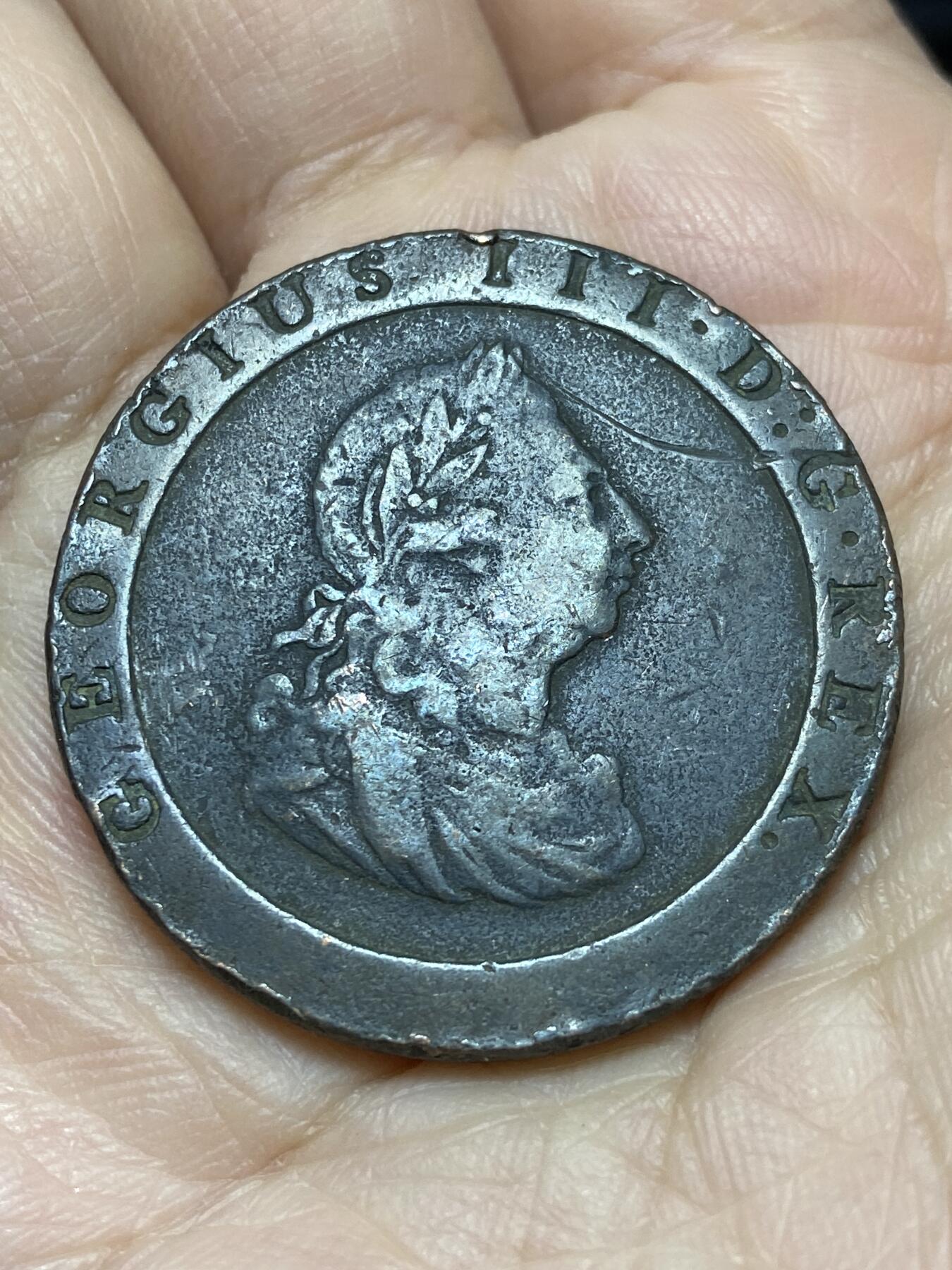 2025年第一百二十六场(总第一百五十二场）外国好品散币(免佣金) 通货好品–英国🇬🇧1797年车轮1便士(乔治三世时期)