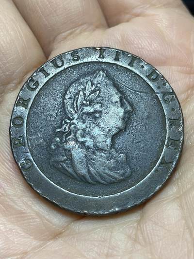 2025年第一百二十六场(总第一百五十二场）外国好品散币(免佣金) - 通货好品–英国🇬🇧1797年车轮1便士(乔治三世时期)