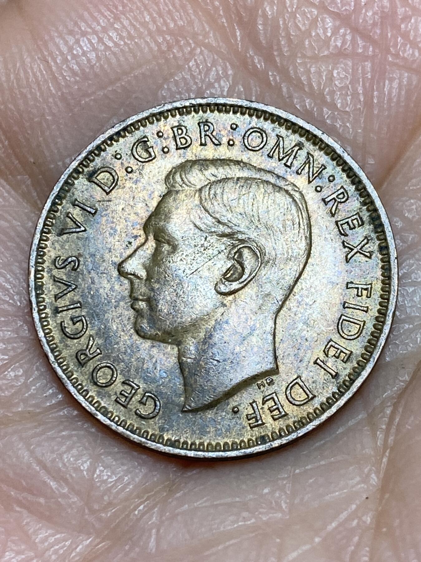 2025年第一百二十五场(总第一百五十一场）外国好品散币(免佣金) 英国🇬🇧1951年1法新(乔治六世第二版)