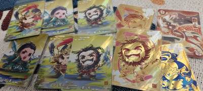 秋原瞳的小店第二十八期（持续收拍，深夜入冬的稀雨，总是静寂的……） - 卡游三国萌将卡9张➕武器拉丈八蛇矛一张