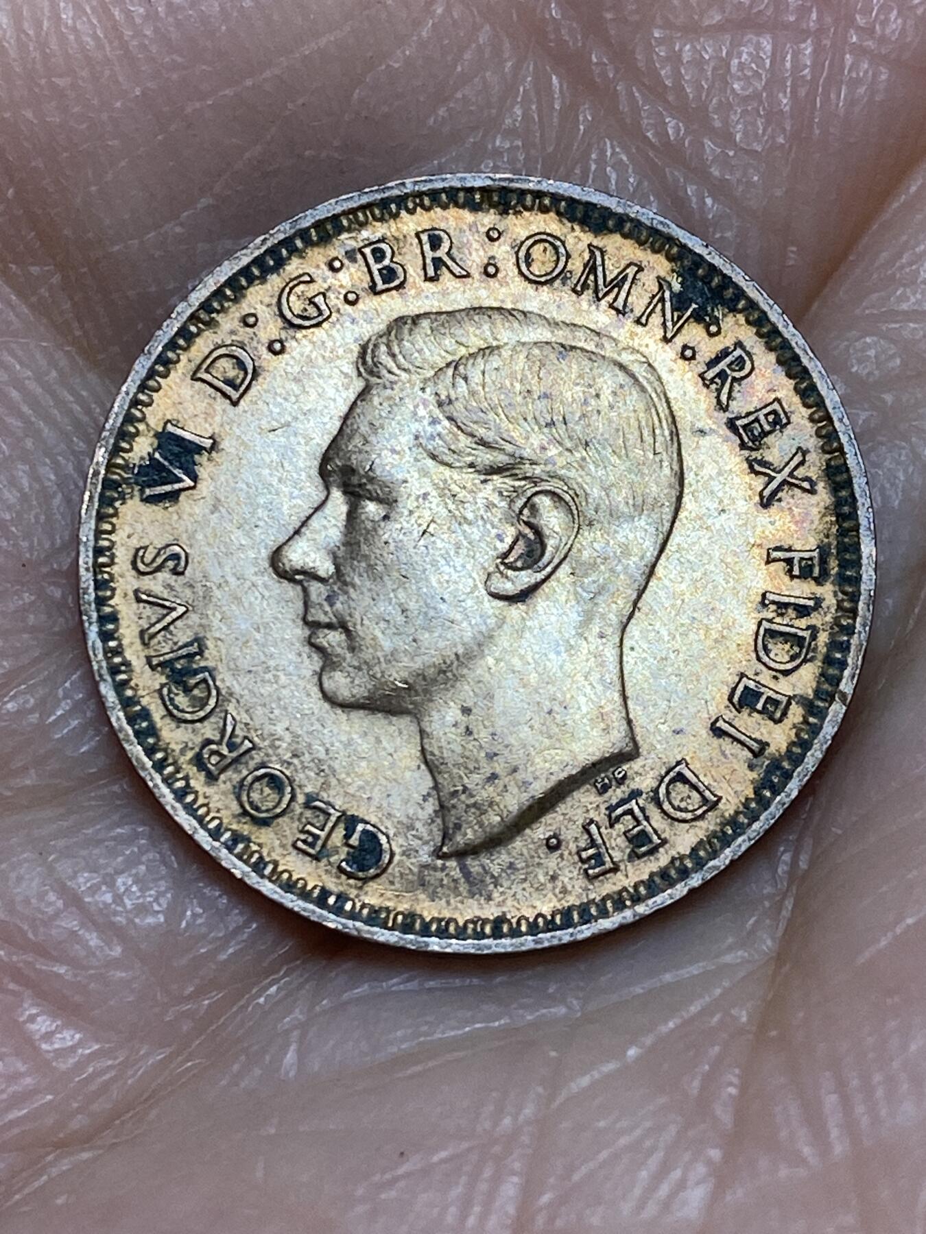 2025年第一百二十五场(总第一百五十一场）外国好品散币(免佣金) 英国🇬🇧1951年1法新(乔治六世第二版)