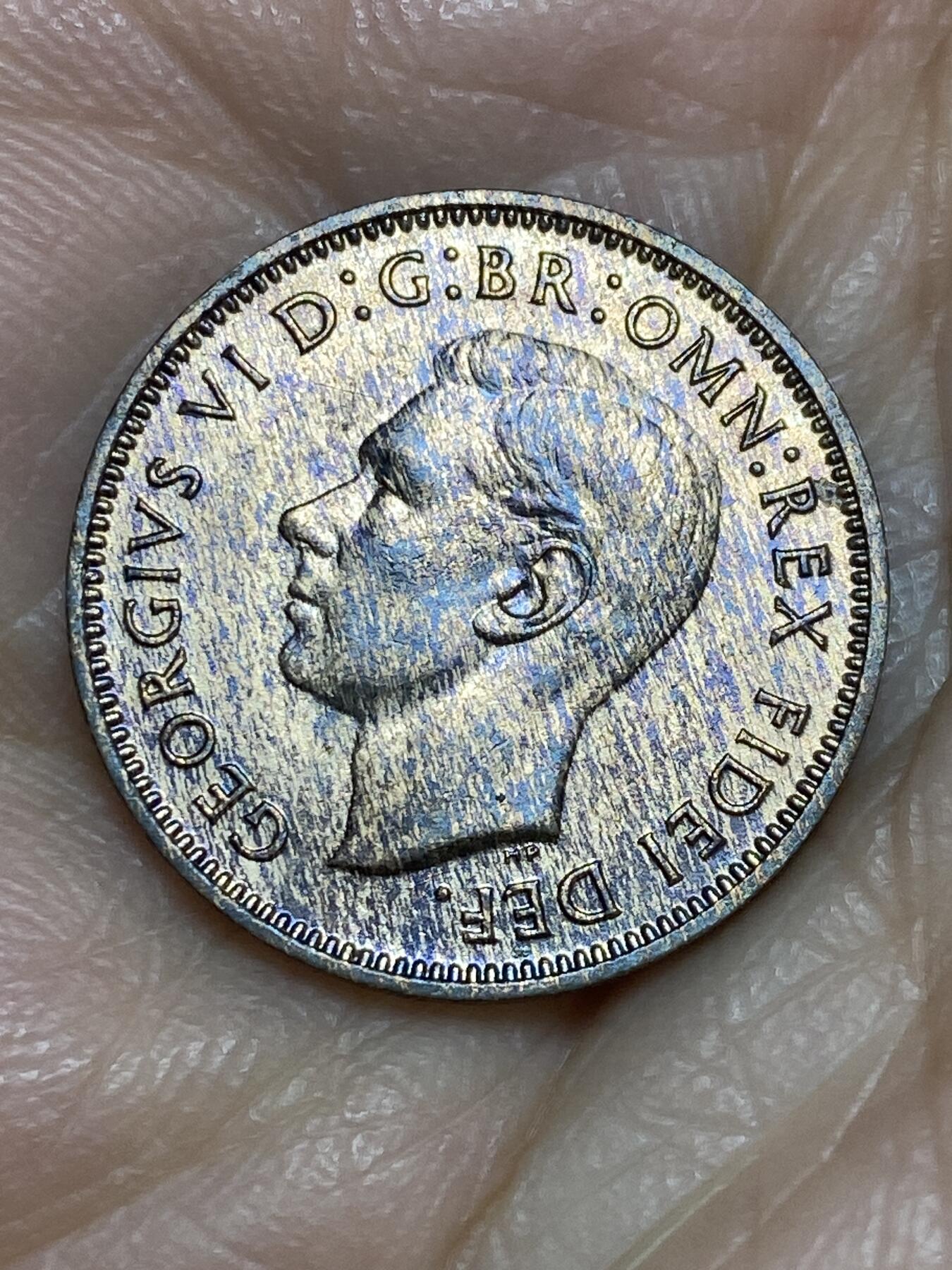 2025年第一百二十五场(总第一百五十一场）外国好品散币(免佣金) 英国🇬🇧1950年1法新(乔治六世第二版)