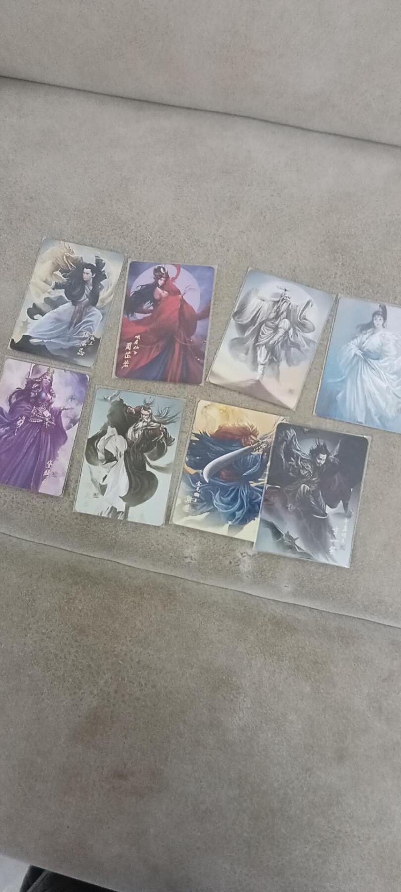 阿毛玩卡寻梦江湖倚天屠龙记张无忌张三丰周芷若杨逍紫白金青四法王共八张