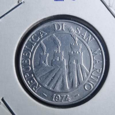 沼泽如烟--第896场 - 圣马力诺1974年10里拉FAO