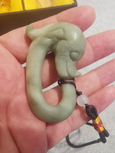 90年代岫玉手把件 - 90年代岫玉手把件