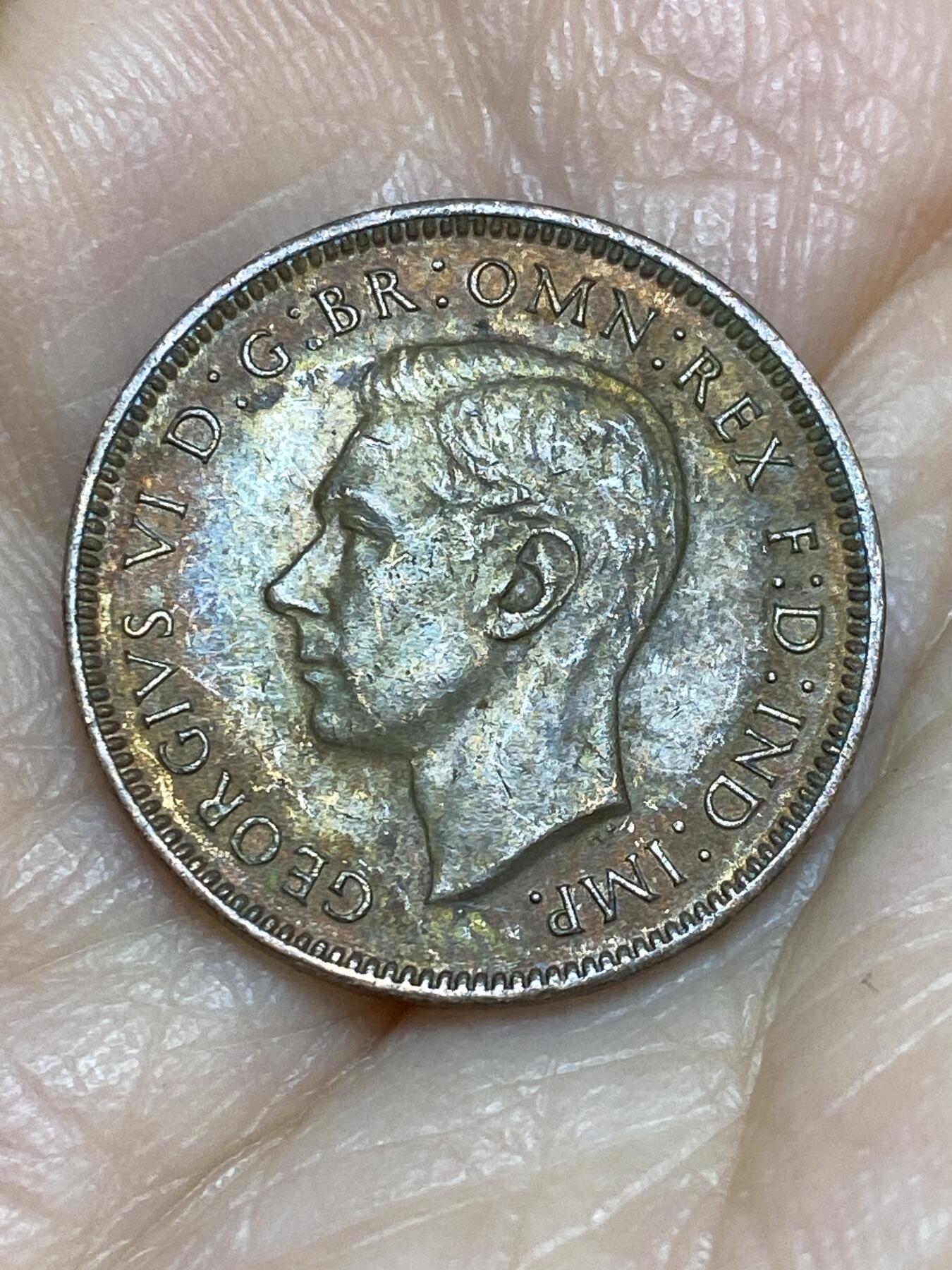 2025年第一百二十五场(总第一百五十一场）外国好品散币(免佣金) 英国🇬🇧1942年1法新(乔治六世第一版)