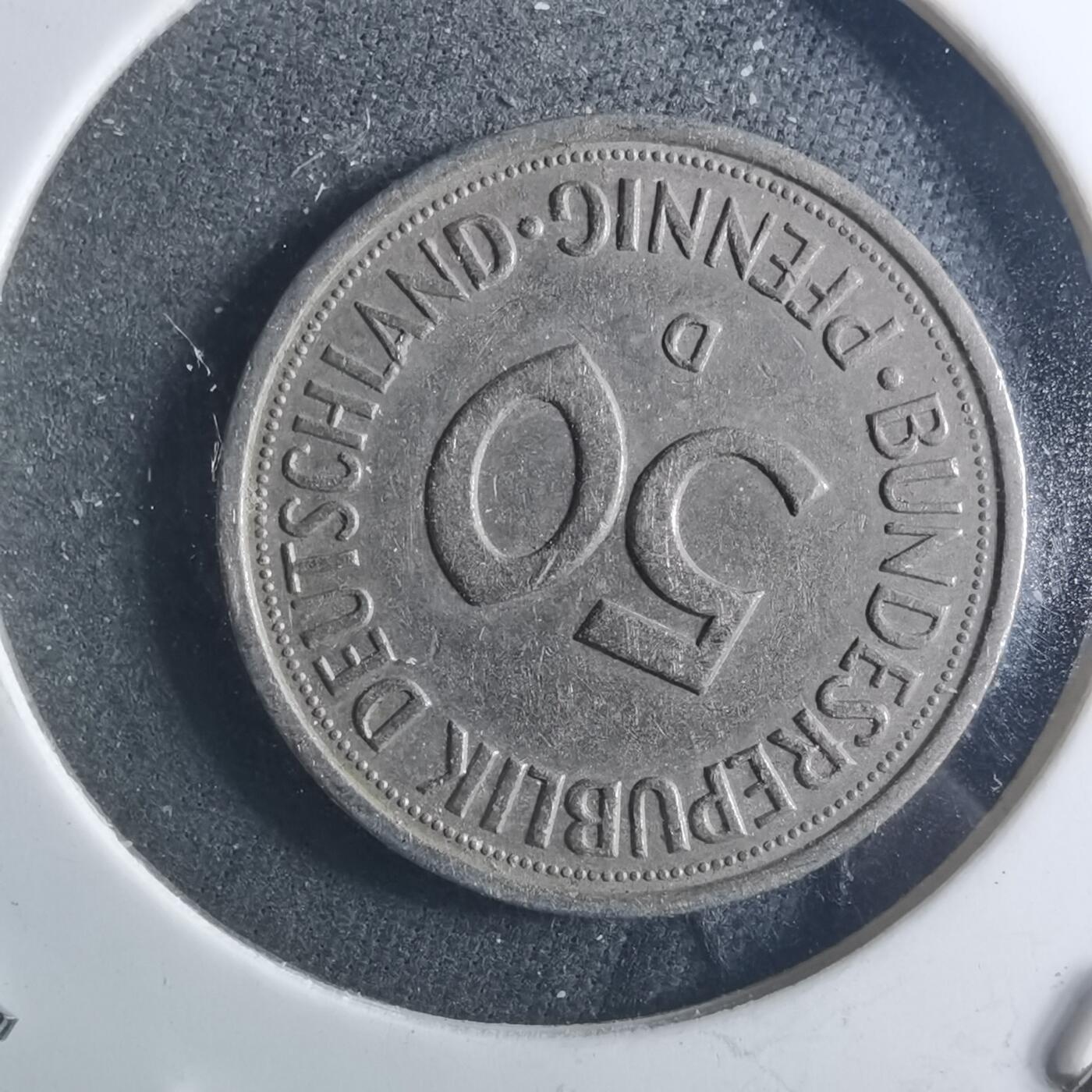 沼泽如烟--第895场 德国1980年50芬尼