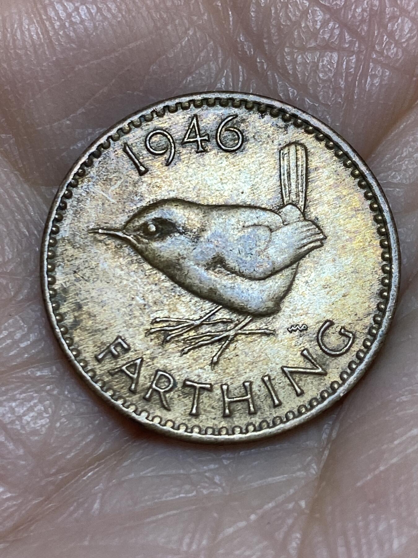 2025年第一百二十五场(总第一百五十一场）外国好品散币(免佣金) 英国🇬🇧1946年1法新(乔治六世第一版)