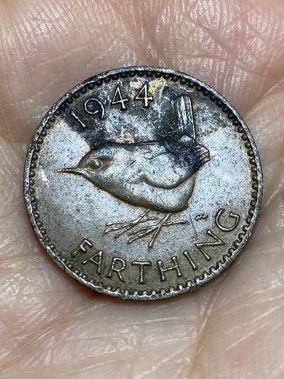 2025年第一百二十五场(总第一百五十一场）外国好品散币(免佣金) - 英国🇬🇧1944年1法新(乔治六世第一版)