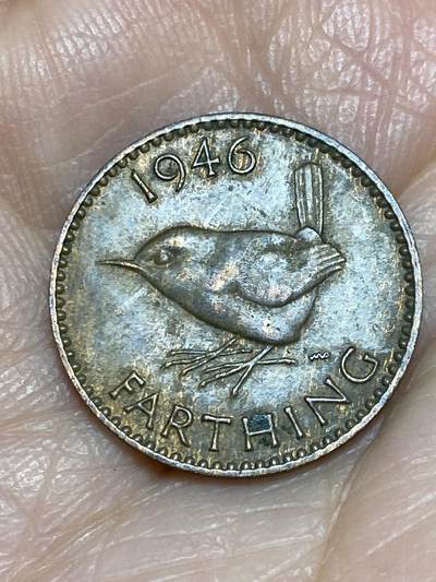 2025年第一百二十五场(总第一百五十一场）外国好品散币(免佣金) - 英国🇬🇧1946年1法新(乔治六世第一版)