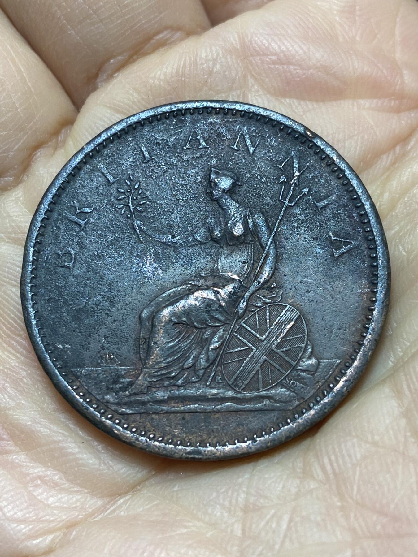 2025年第一百二十六场(总第一百五十二场）外国好品散币(免佣金) 英国🇬🇧1807年1便士(乔治三世时期)