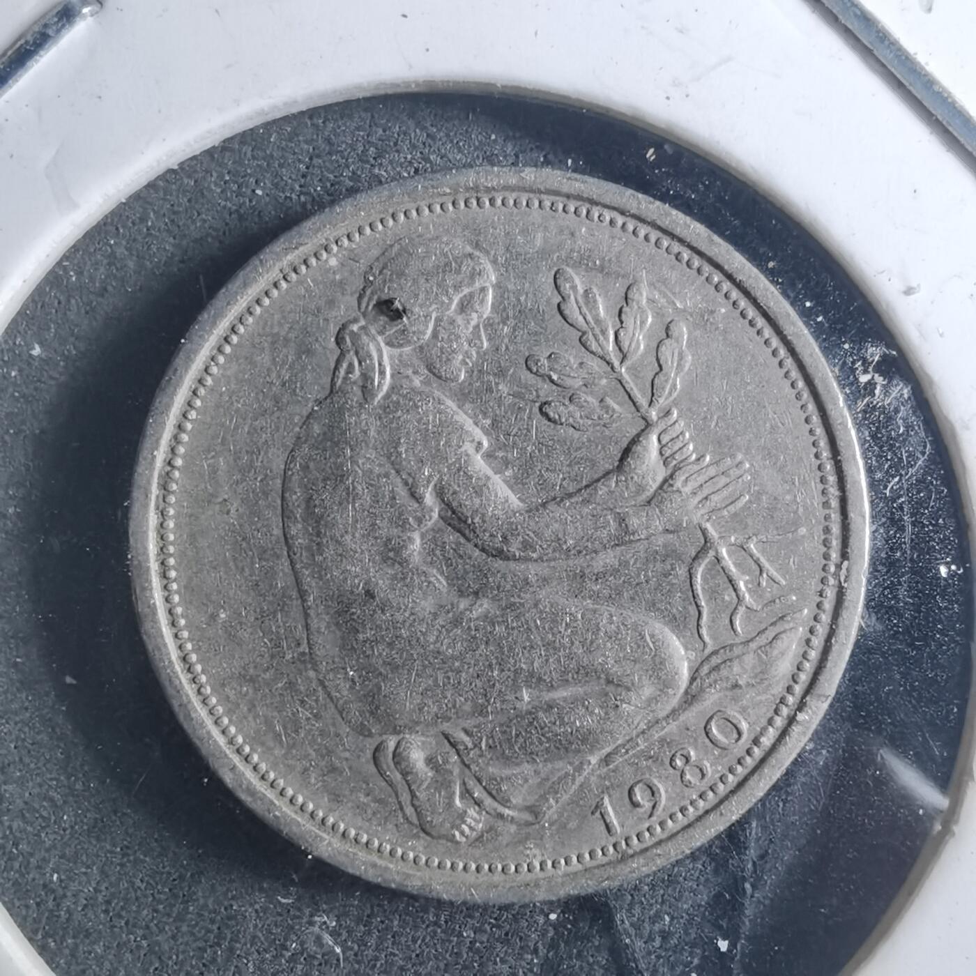 沼泽如烟--第895场 德国1980年50芬尼