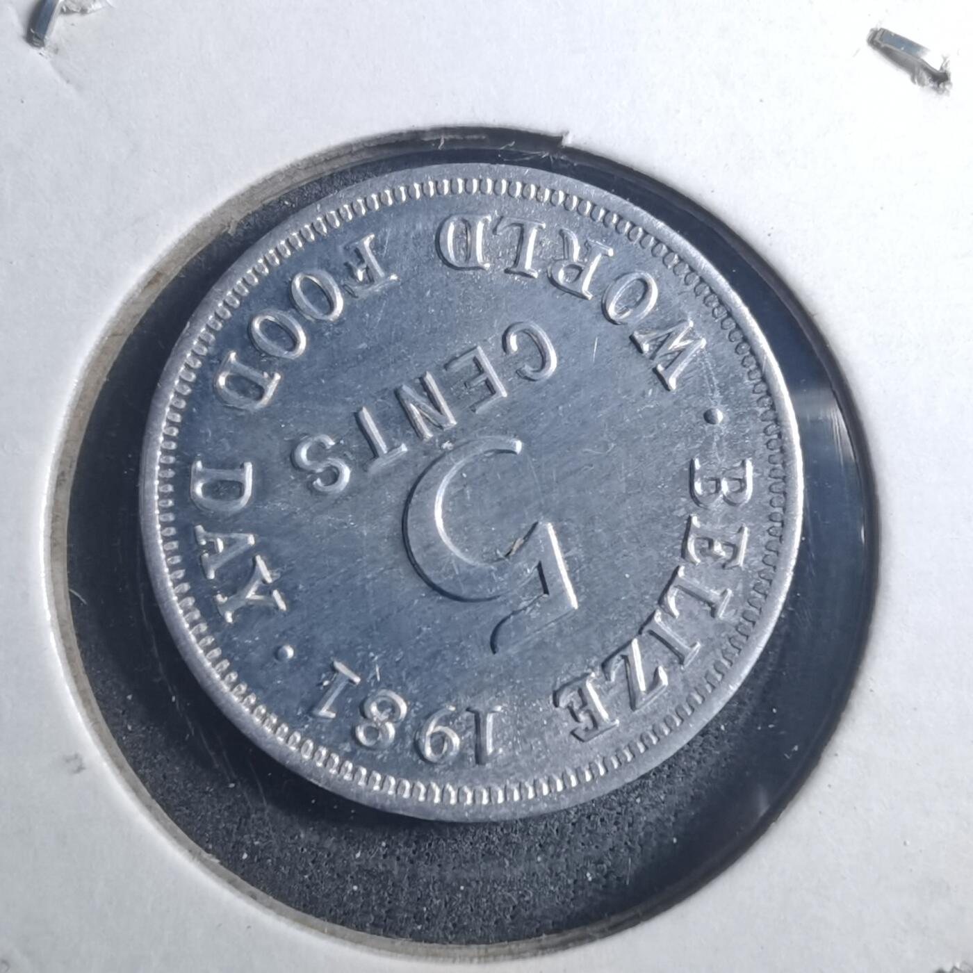 沼泽如烟--第896场 伯利兹1981年五分FAO