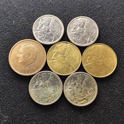 【全场包邮】纯粹捡漏拍476场（免费代拍第13场）调整中 - 比利时早期流通币7枚一组