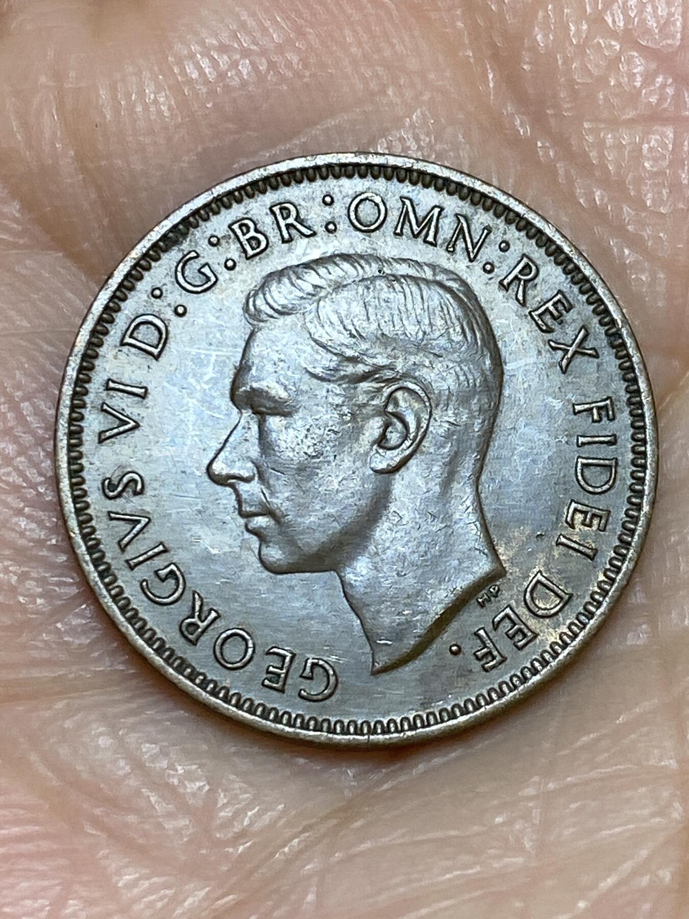 2025年第一百二十五场(总第一百五十一场）外国好品散币(免佣金) 英国🇬🇧1951年1法新(乔治六世第二版)