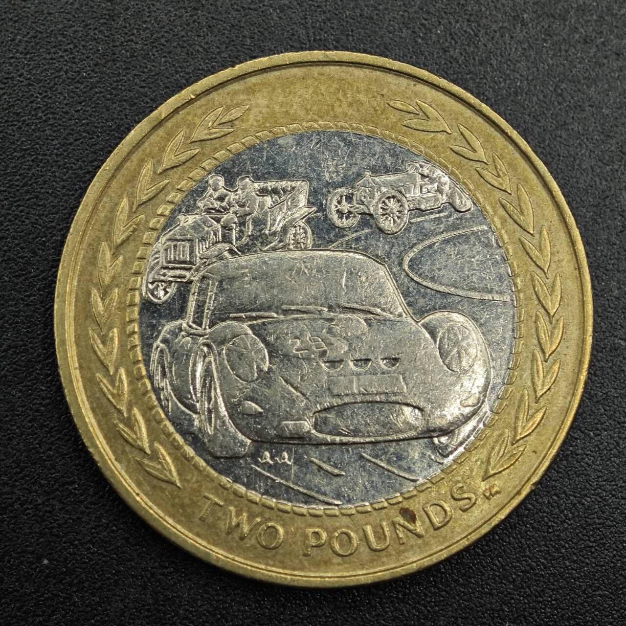 【淘币小摊】实时拍第七百九十二拍   散币场   满百包邮可预留二周 每周一统一发货   马恩岛1998年2镑双色币