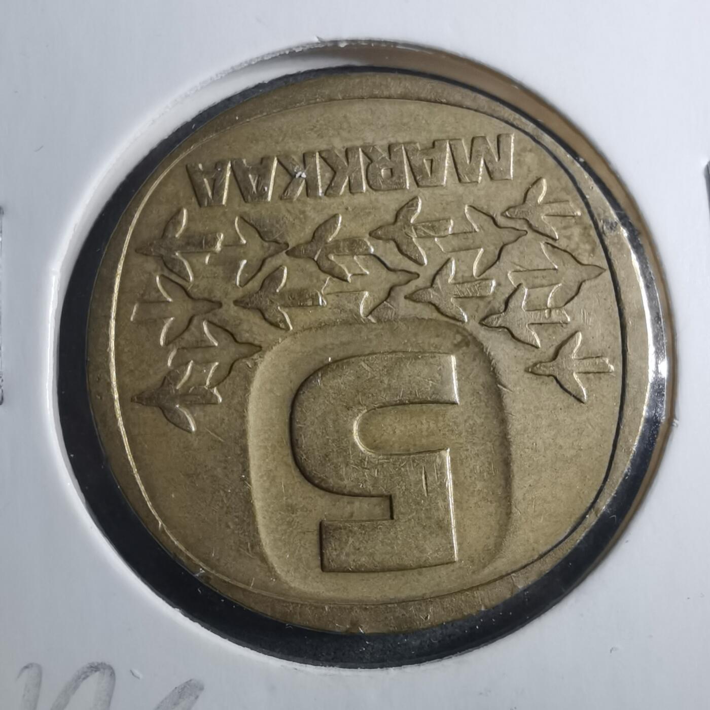 沼泽如烟--第896场 芬兰1987年5马克