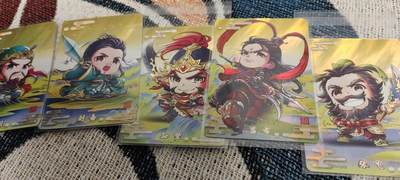 秋原瞳的小店第二十八期（持续收拍，深夜入冬的稀雨，总是静寂的……） - 卡游三国一弹萌将卡5张一套齐