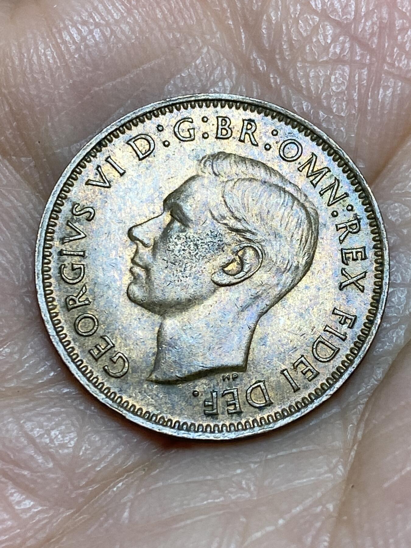 2025年第一百二十五场(总第一百五十一场）外国好品散币(免佣金) 英国🇬🇧1951年1法新(乔治六世第二版)