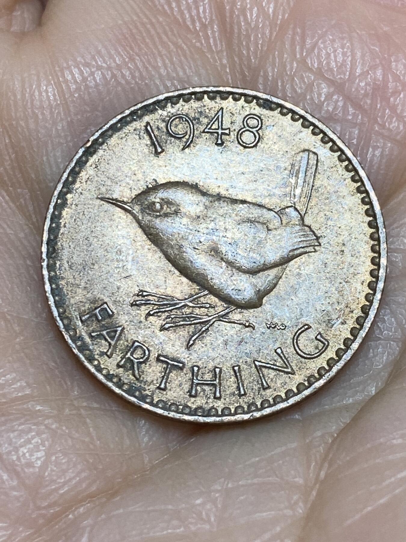 2025年第一百二十五场(总第一百五十一场）外国好品散币(免佣金) 英国🇬🇧1948年1法新(乔治六世第一版，关门年)