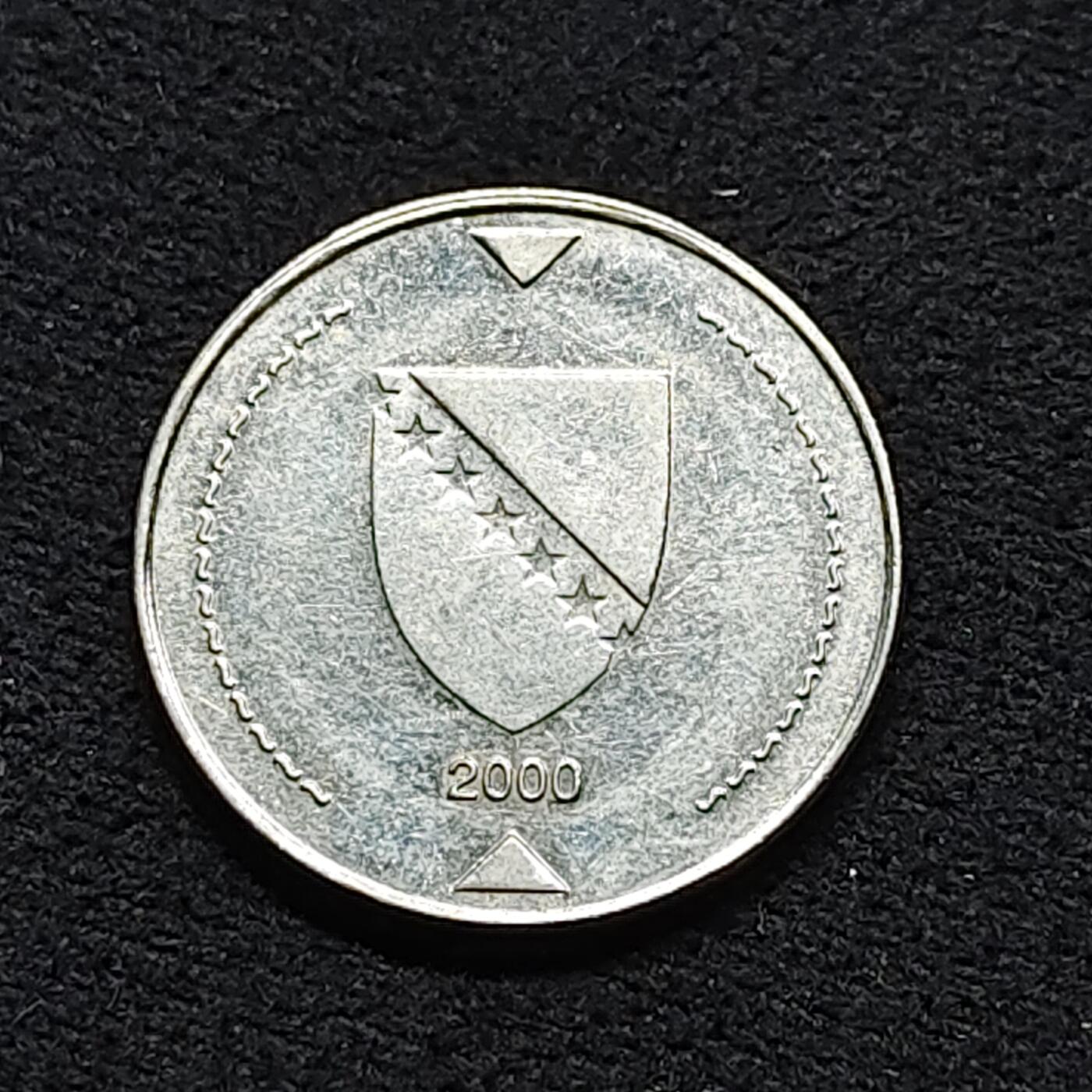 【全场包邮】纯粹捡漏拍476场（免费代拍第13场）调整中 波斯尼亚和黑塞哥维那2000年1马克