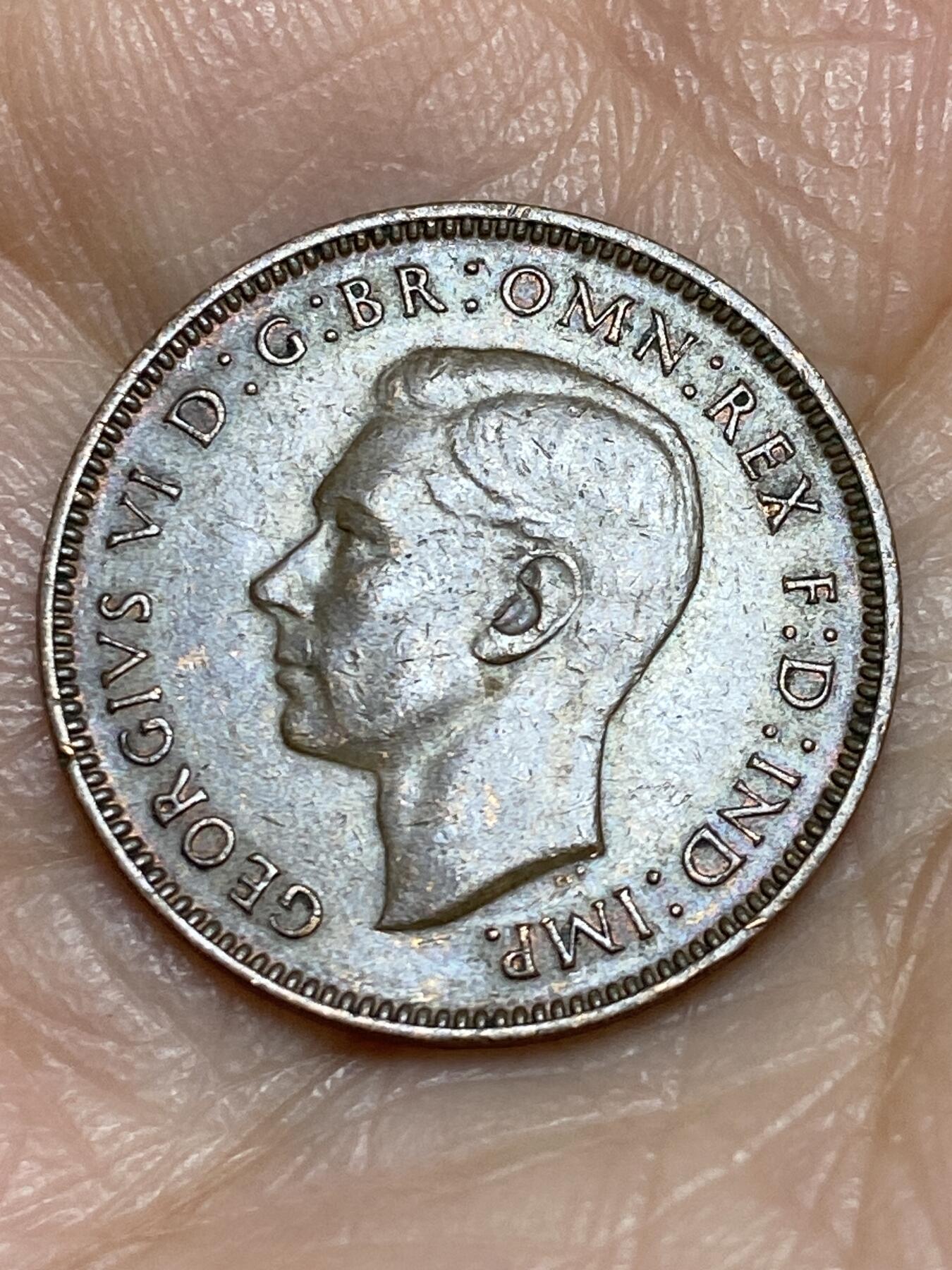2025年第一百二十五场(总第一百五十一场）外国好品散币(免佣金) 英国🇬🇧1944年1法新(乔治六世第一版)